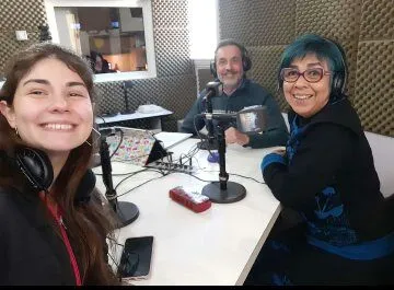 Sergio Maestri en una presentación, encuentro o entrevista