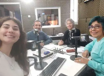 Sergio Maestri en una presentación, encuentro o entrevista