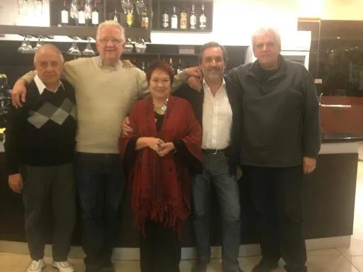 Sergio Maestri en una presentación, encuentro o entrevista