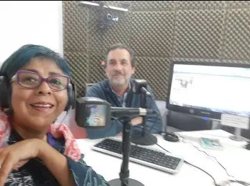 Sergio Maestri en una presentación, encuentro o entrevista